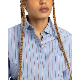 Element Langarmshirt "Napkins", Damen, Gr. M, blau (stripe blau, pomegranate), Obermaterial: 100% Baumwolle., Shirts Langarmshirt