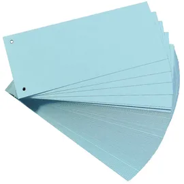 Herlitz Trennstreifen 180 g Karton 24,0 x 10,5 cm Blau 100 St.