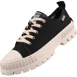 Dockers by Gerli Damen Low-Top Sneaker, Frauen Halbschuhe,schnürer,Plateausohle,straßenschuhe,Strassenschuhe,Sportschuhe,schwarz,40 EU 40 EU