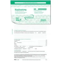 Kaufvertrag A4 10ST SD RNK 584/10 Universal Allgemein