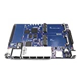 Banana Pi BPI R64 Smart-WLAN-Router - WLAN-Router, Dualband, 5-Gigabit-Anschluss mit 1 GB DDR3 Basierend auf MediaTek MTK MT7622 Soc OpenWRT für NAS-VPN-Server, Bundle mit WLAN-4x4-Dualband-Modul