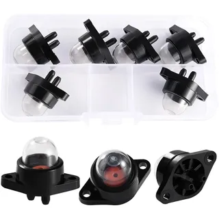 VooGenzek 6 Stück Snap-in Primer Bulb Pump, Vergaser Primer Bulb Pump, Vergaser Primer Pumpe, Kompatibel mit Poulan 530071835 530047213 Gassäge