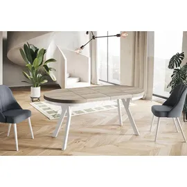 alpi möbel Runder Esstisch 80 x 77 x 80 cm weiß