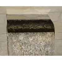 g. eichenwald gmbh & co. kg Edelstahl Wasserfall CASCADE ohne Beleuchtung Breite 300 mm