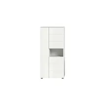 MID.YOU Midischrank Vira 60 x 133 cm Weiß