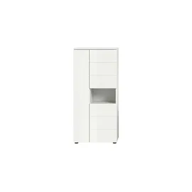 MID.YOU Midischrank Vira 60 x 133 cm Weiß