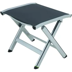 MWH Elements Hocker Aluminium/Textilene silber klappbar - Silver
