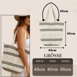 Marrakesch Orient & Mediterran Interior Kalpur -1- Shopper Baumwolle Beige