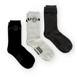 BVB Borussia Dortmund 3er Socken Geschenkset Mehrfarbig 35-38