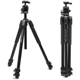 Manfrotto 055XPRO AS, Aluminium-Stativ-Set mit Kugelkopf 3 Segmente| Preis nach Code NIKOLAUS