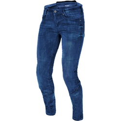 Macna Jenny, femmes jeans - Bleu (print) - 26