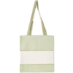 Baumwolltasche mit Aidafeld, lindgrün
