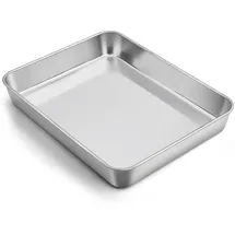 luxuskollektion Backblech Edelstahl Rechteckig 31,6 x 24,7 x 4,8 cm