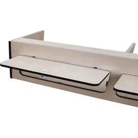 MonsterShop Hängeschrank Wohnwagen 120 x 25 x 25 cm Schwarz