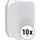 McGrey OLS-651WH Outdoor-Lautsprecher 60 Watt Weiß 10x Set