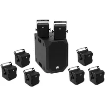 Omnitronic Set BOB-10A sw + 8x BOB-4 sw