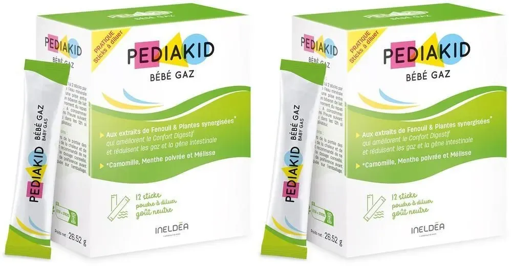 Pediakid Gas Baby 2x12 St Stiften