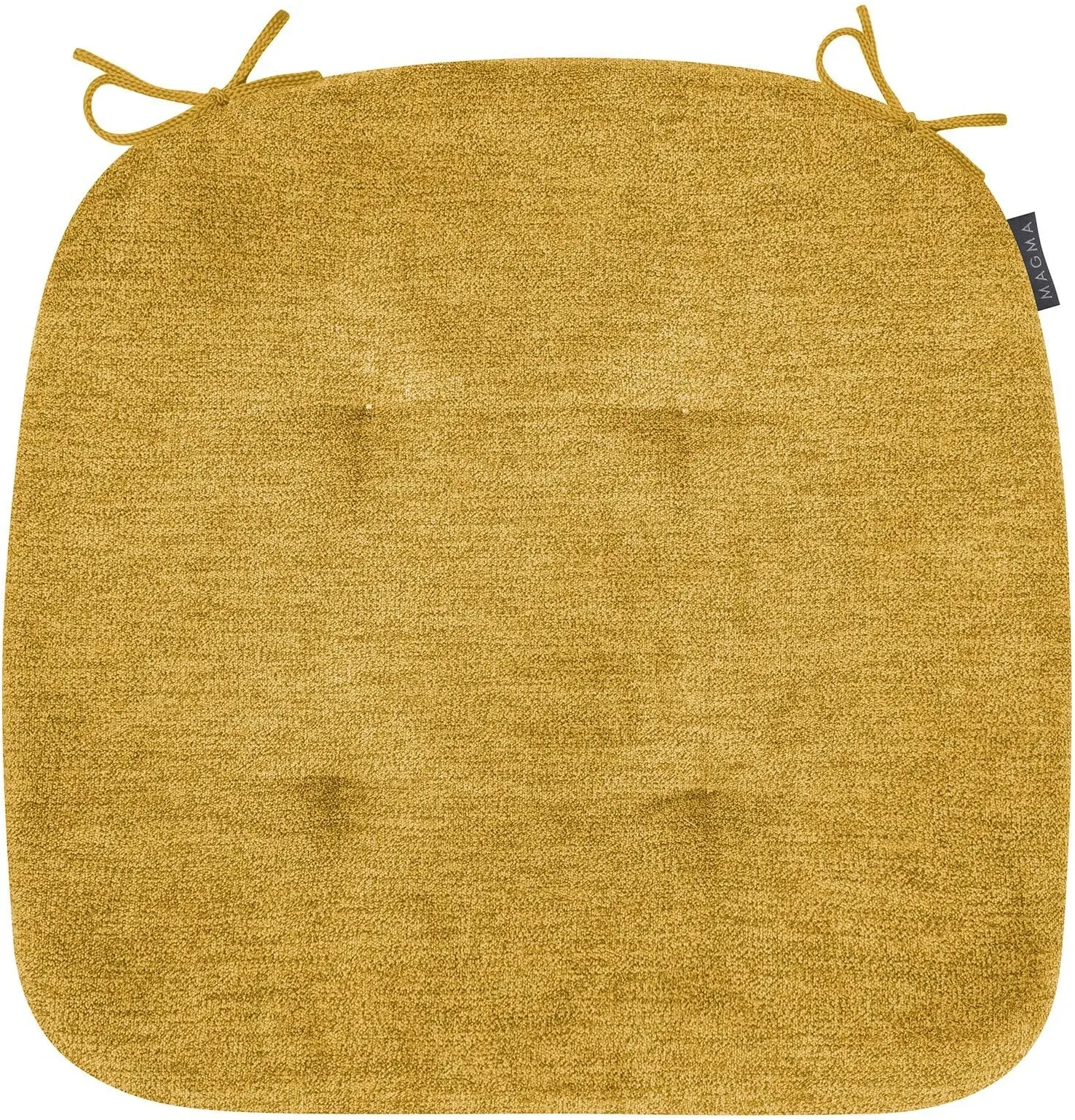 Magma Stuhlkissen Alfa 41x41x3,5 cm | senf - gelb