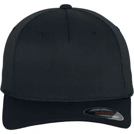 Flexfit 5 Panel Cap schwarz S/M