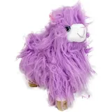 BEMIRO Langhaar Lama Kuscheltier - 26 cm - lila - Lila