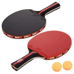 MAVURA Tischtennisschläger MAVURASports JIA JIN RACKET Tischtennis Schläger Profi Set Tischtennisschläger Tischtennis 2 Schläger mit 2 Bällen Set Ping Pong
