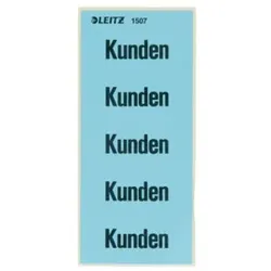 LEITZ Inhaltsschild Kunden 100ST 15070000 selbstklebend