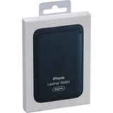 Apple iPhone Leder Wallet mit MagSafe baltischblau