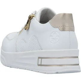 Rieker N8100-80 Damen Weite E Beige/Weiß 36