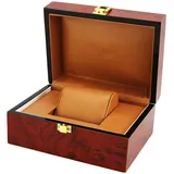 Ipetboom Uhrenbox Präsentation Uhren und Herausnehmbaren Kissen mit Baumwolle Umweltfreundliches Material elegante Aufbewahrung für Schmuck