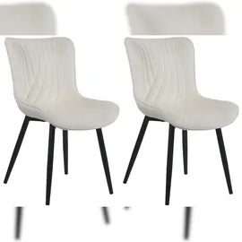 deluke KELCE Kunstleder creme 2er Set