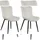 deluke KELCE Kunstleder creme 2er Set