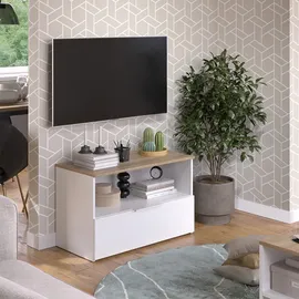 Vicco Wido 80 x 50 cm Weiß/Sonoma