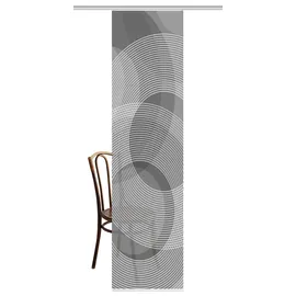 home in green AFONSO 1, grau (anthrazit), B:60cm H:245cm, Polyester, 245x60 cm, Kreismotiv, Farbe:anthrazit, Größe:245 x 60 cm, Anzahl:1x