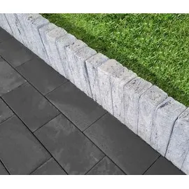 Diephaus Mauerstein Siola-Pico 20/10/10 cm Grau/Weiß-Schwarz