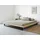 OTTO home Futonbett OTTO HOME "Kobe, Massivholzbett aus Kiefer im Industrial Design, 200 KG belastbar", natur, schwarz, B:165cm H:18,5cm L:225cm, Betten, Futonbett, stabiles Kufengestell, rundum Ablagefläche, FSC, Made in Europe