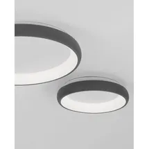 Nova Luce Albi LED Deckenleuchte 1 rund grau