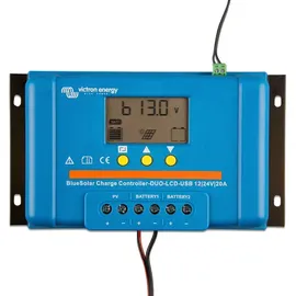 Victron Energy BlueSolar PWM DUO-LCD&USB 12/24-Volt 20 Amp Laderegler