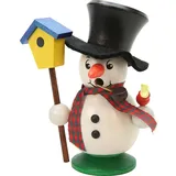 Christian Ulbricht GmbH Christian Ulbricht Räuchermännchen Schneebub mit Vogelhaus 10,5 cm