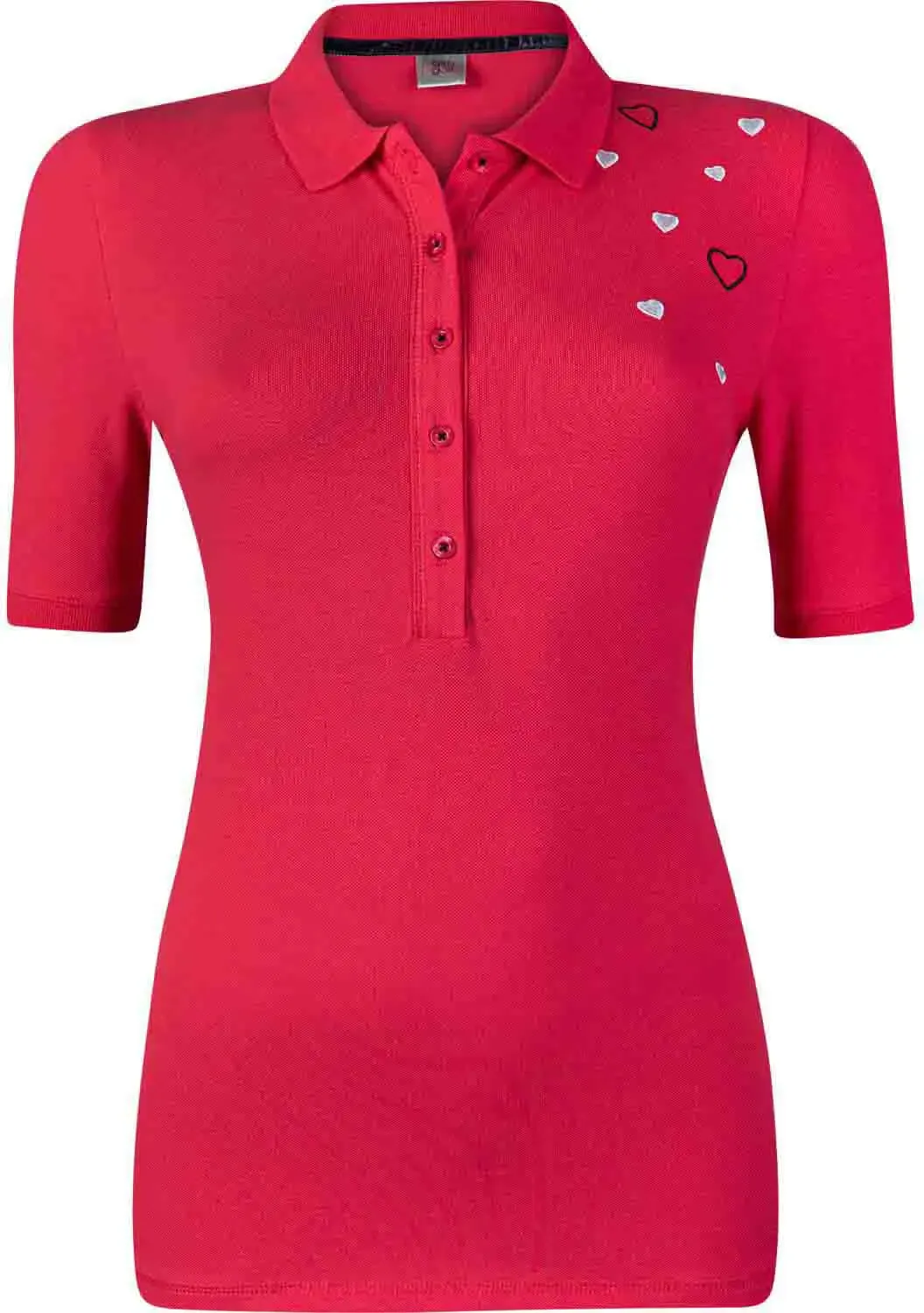 girls golf Polo Red Weekend, rot