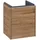 Villeroy & Boch Subway 3.0 Waschbeckenunterschrank eine Tür Anschlag links, 351x429x309mm, C58300RH Farbe: Front/Korpus: Kansas Oak, Griff: Aluminium glänzend