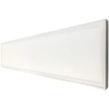 tm lecom Aufputz LED Panel Deckenleuchte Quadrat 40 Watt-Eckig 120x30 cm inkl. Aufbaurahmen Warmweiß