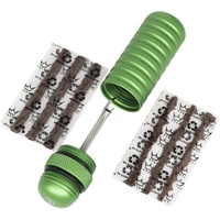 Peaty's Holeshot Tubeless Flickenstöpsel-Set Reifenstecker, smaragdgrün, Einheitsgröße