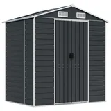 vidaXL Gartenhaus 1,91 x 1,30 m Anthrazit