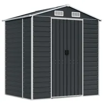 vidaXL Gartenhaus 1,91 x 1,30 m Anthrazit