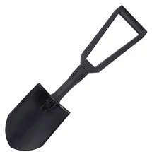 Greenmill GR9132 Tragbare Klappschaufel mit Aufbewahrungstasche Schaufel Klappspaten für Outdoor Campingspaten Schwarz