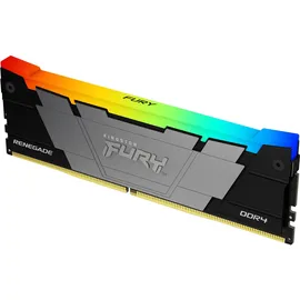 Kingston FURY Renegade RGB 32GB Kit of 2) x 16GB, 3600 MHz, DDR4-RAM, DIMM RAM, Schwarz