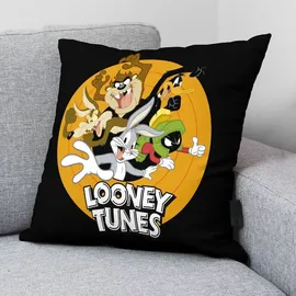 BL BELUM Funda de cojín Looney Tunes Looney Tunes Basic A Multicolor 45 x 45 cm, weicher Kissenbezug, Verschiedene Größen, Mehrfarbig Kissenhülle