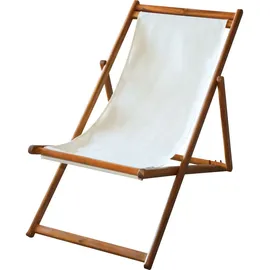 Primaster Karla Gartenliegestuhl 195 x 65 x 22 cm Beige