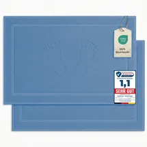 Komfortec Badteppich Hellblau 50 x 80 cm