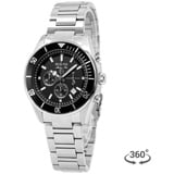 Bulova Men's 98B353 Marine Star Black Dial Quartz